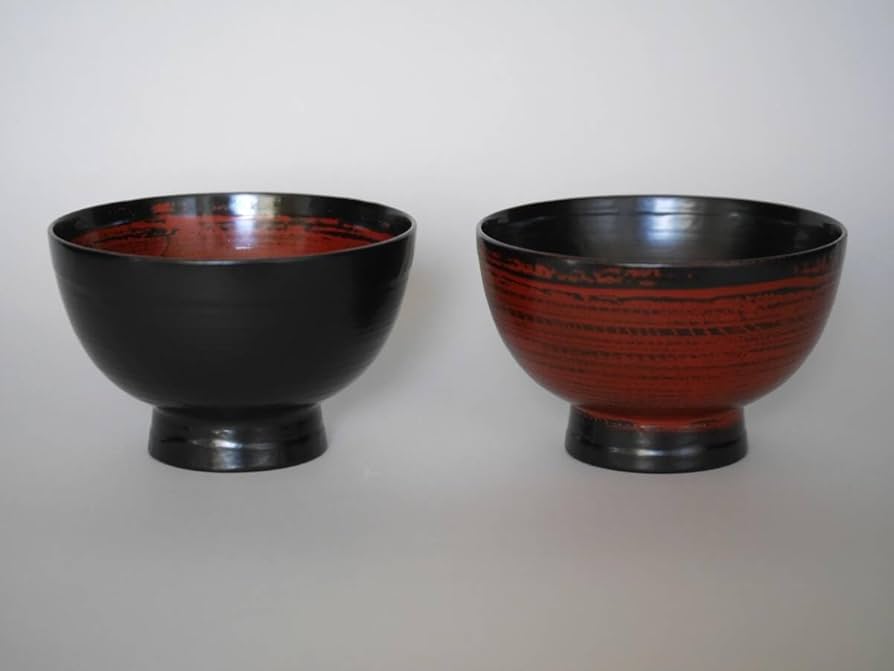 Amazon.co.jp: 輪島塗 角 偉三郎 「合鹿碗 内根来・外根来」 五つ星