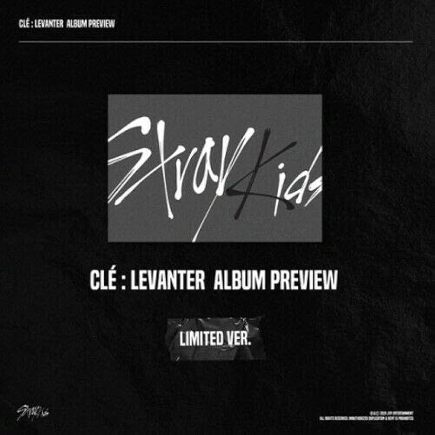 Amazon.com: Stray Kids 'Cle : Levanter' Mini Album Limited Ver CD+