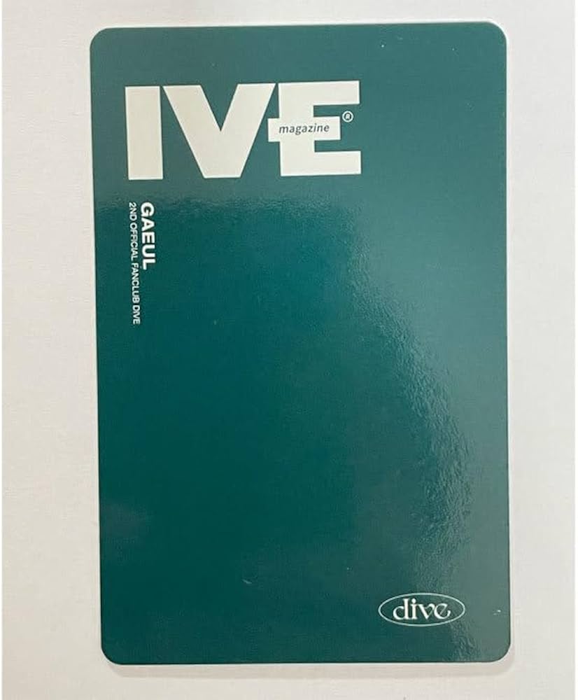 Amazon.co.jp: IVE FC2期 本国 dive ガウル トレカ 韓国 ファンクラブ