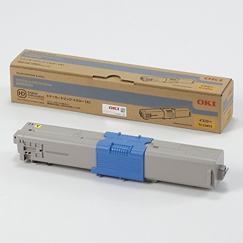 Amazon.co.jp: TC-C4AY2 イエロー 純正 (沖データ)(MC363dnw／C332dnw