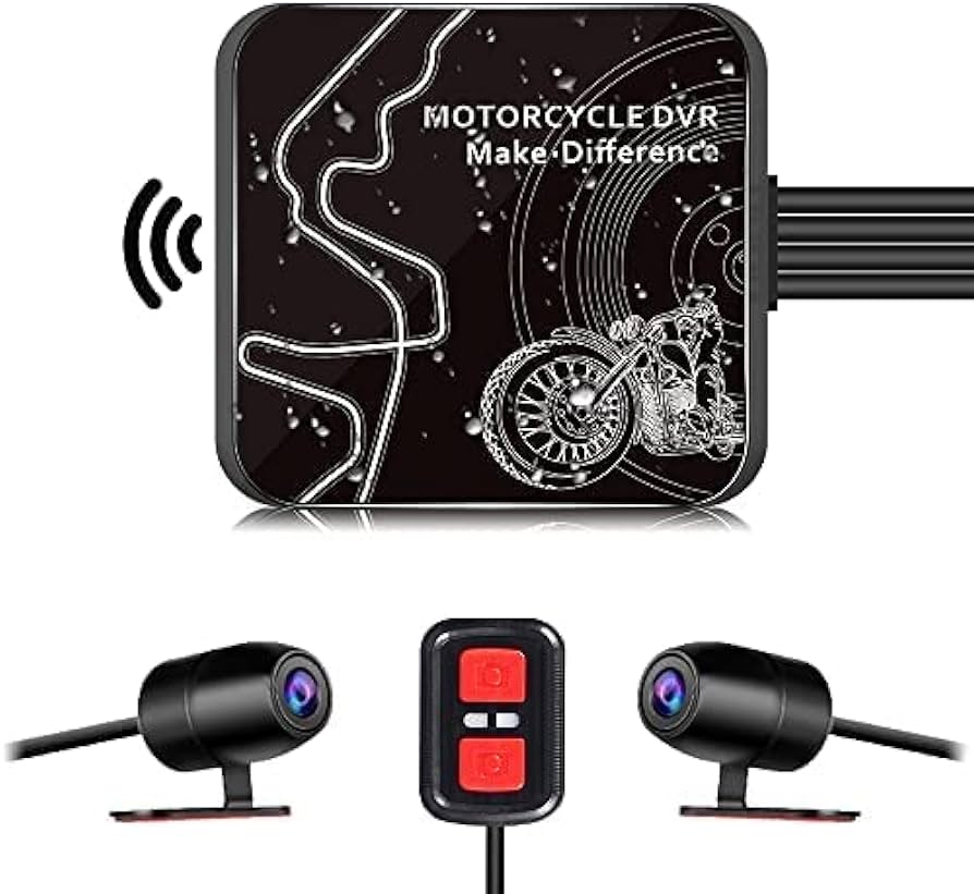 Amazon.co.jp: モトカム バイク用 ドライブレコーダー 前後 カメラ