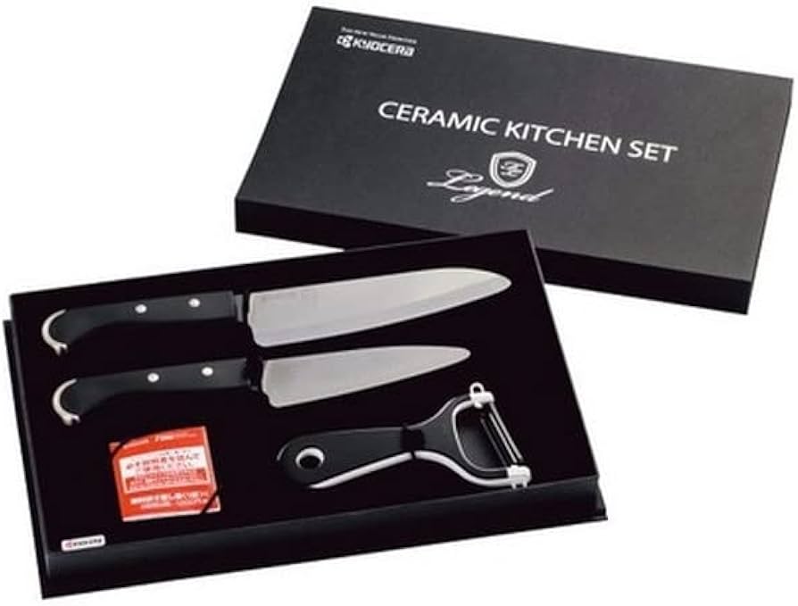 Amazon｜京セラ GS-300BK ブラック [セラミックキッチンセット (3点