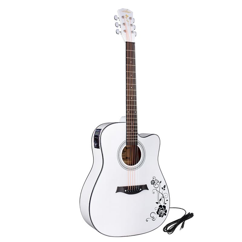 Amazon | NIGOE ギター 40インチの初心者フォークアコースティック