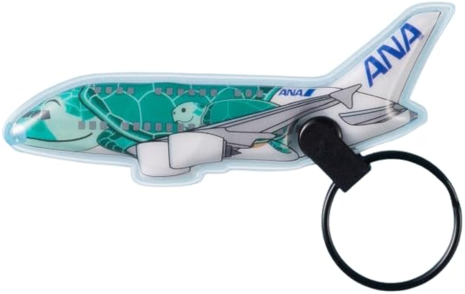 Amazon.co.jp: LEDライトキーホルダーANAフライングホヌ2号機