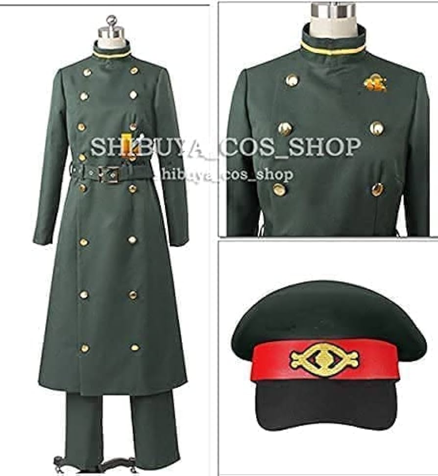 Amazon.co.jp: QOQOUO_COS 獄都事変 肋角 軍服 コスプレ衣装 オーダー