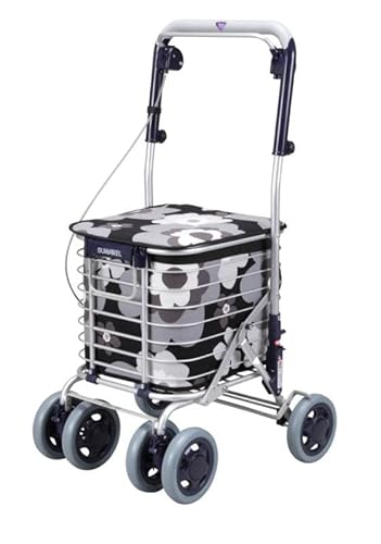 ユーバ産業 ユーバ産業 スワレル AS-0275 花柄モノトーン シルバーカー