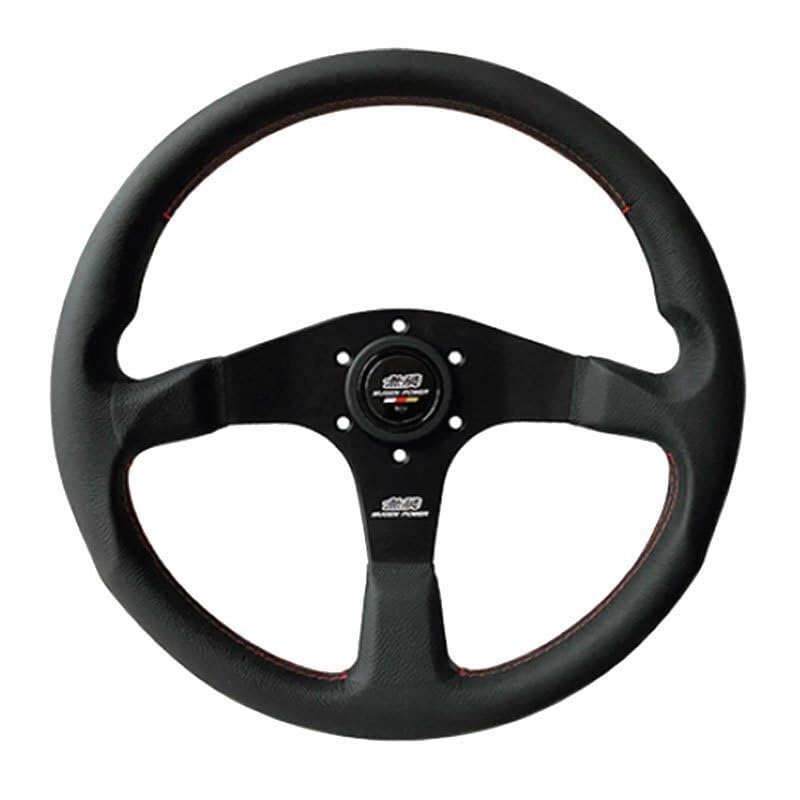 Amazon.co.jp: MUGEN 無限 ステアリングホイール (レザータイプ) 53100