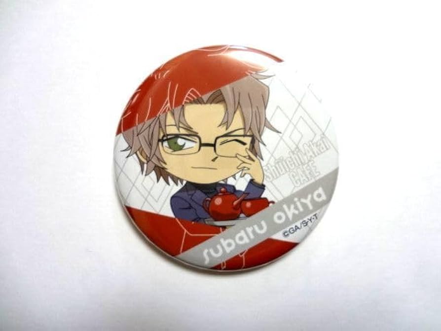 名探偵コナン 赤井秀一 缶バッジ トレジャー 金メタル にいてんご 探偵