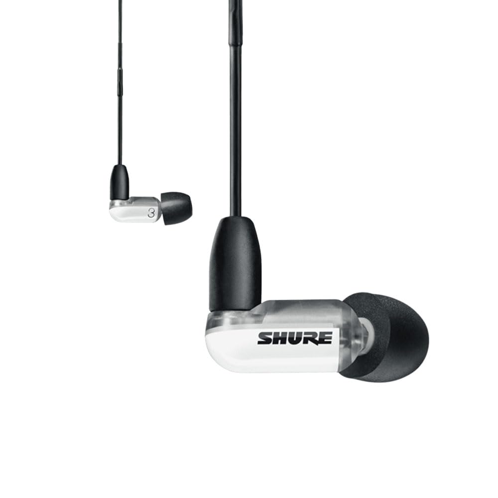 Amazon.com: Shure AONIC 3 Wired Sound Isolating Earbuds, Clear