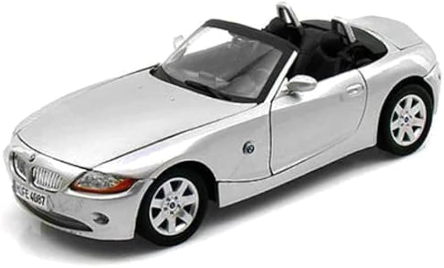 Amazon.com: Z4 Convertible Silver 1/18 Diecast Model Car by