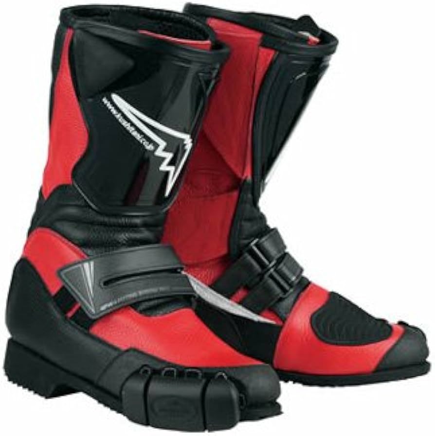 Amazon.co.jp: Kushitani Racing GPW-1 Boots Full Fitting System/Red