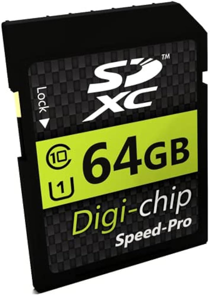 Amazon.com: Digi Chip 64GB SDXC Class 10 Memory Card For Kodak