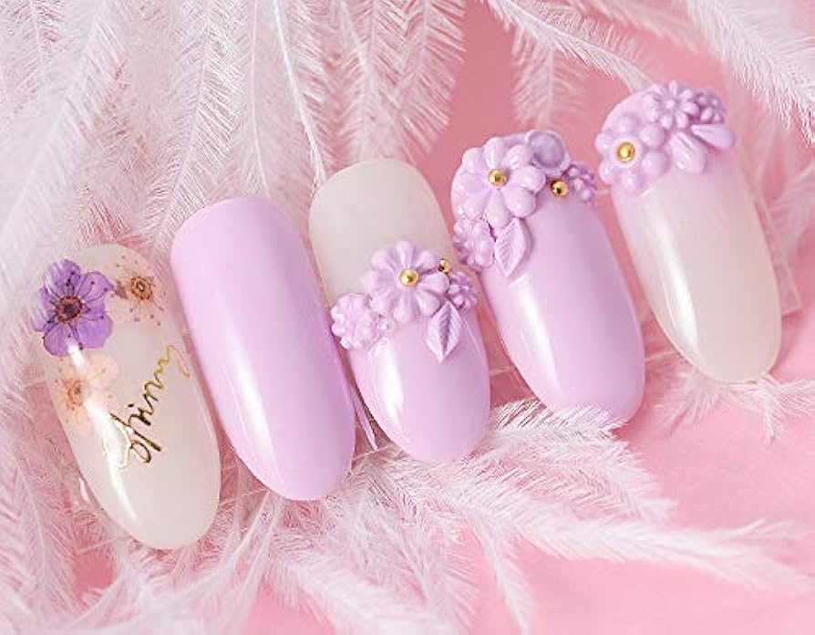 Amazon.co.jp: 【Ever garden】3D ネイル 花 リーフ シリコンモールド