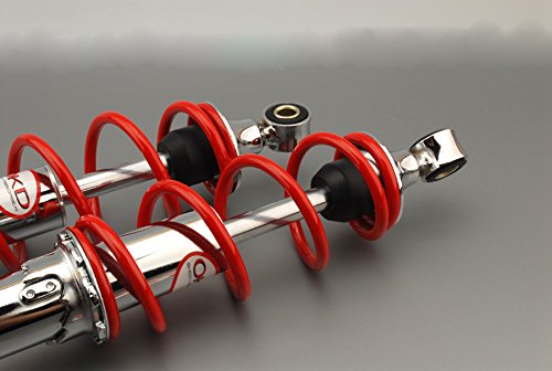 Amazon | OKD製荒巻サスペンション300mm赤モンキー カブDAX | バイク