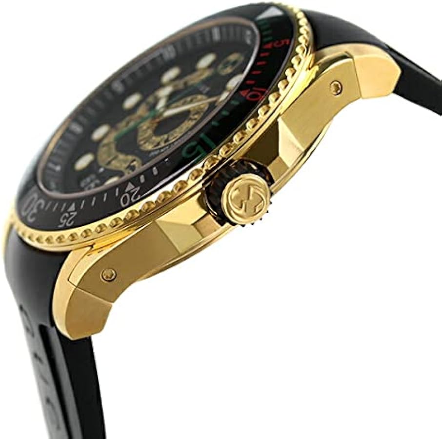 Amazon.co.jp: [グッチ] GUCCI ダイヴ 48mm 蛇 クオーツ メンズ 腕時計