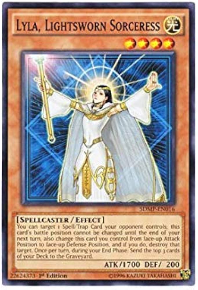 Amazon.co.jp: 遊戯王 英語版 SDMP-EN016 Lyla, Lightsworn Sorceress