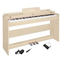 Amazon | KIMFBAY 電子ピアノ 88鍵盤 ハンマーアクション鍵盤 木製