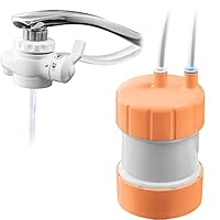 Amazon｜浄水器GOQURIA ホワイト 2年間カートリッジ交換不要 日本製 20