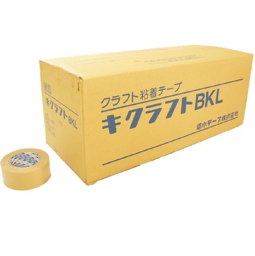 Amazon | 梱包用 クラフト粘着テープ キクラフトテープBKL 50mm×50m