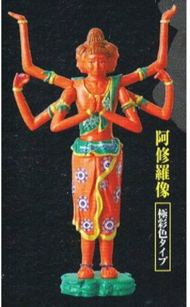 Amazon.co.jp: 和の心 仏像コレクション(再販) ［6.阿修羅像(極彩色