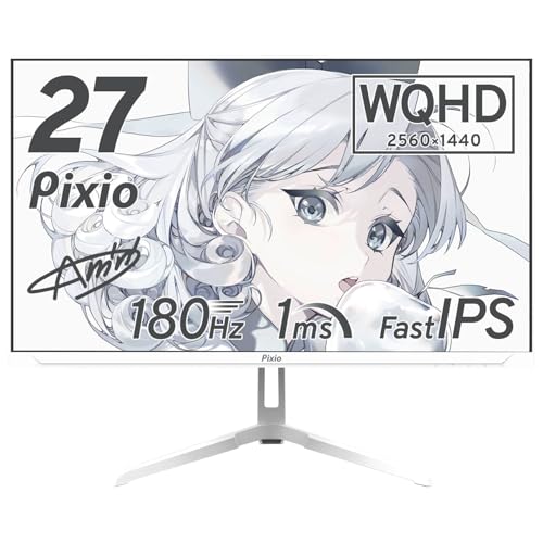 Amazon.co.jp: Pixio PX278 WAVE White ゲーミングモニター 27インチ