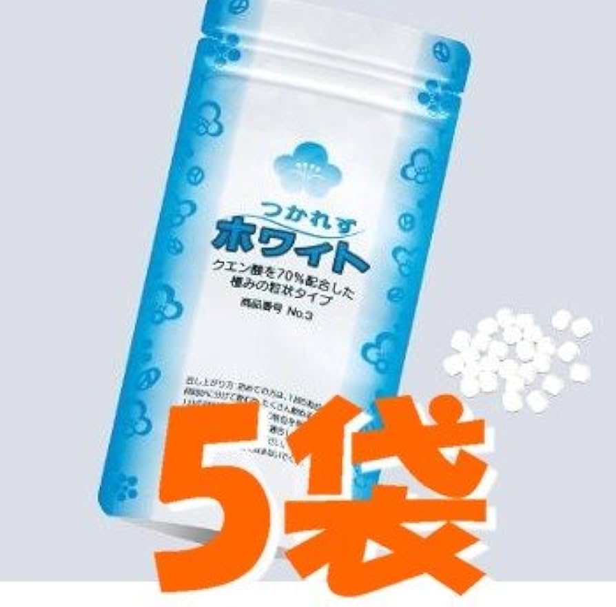 Amazon | クエン酸のつかれ酢本舗 つかれずホワイト 5袋（約50日分