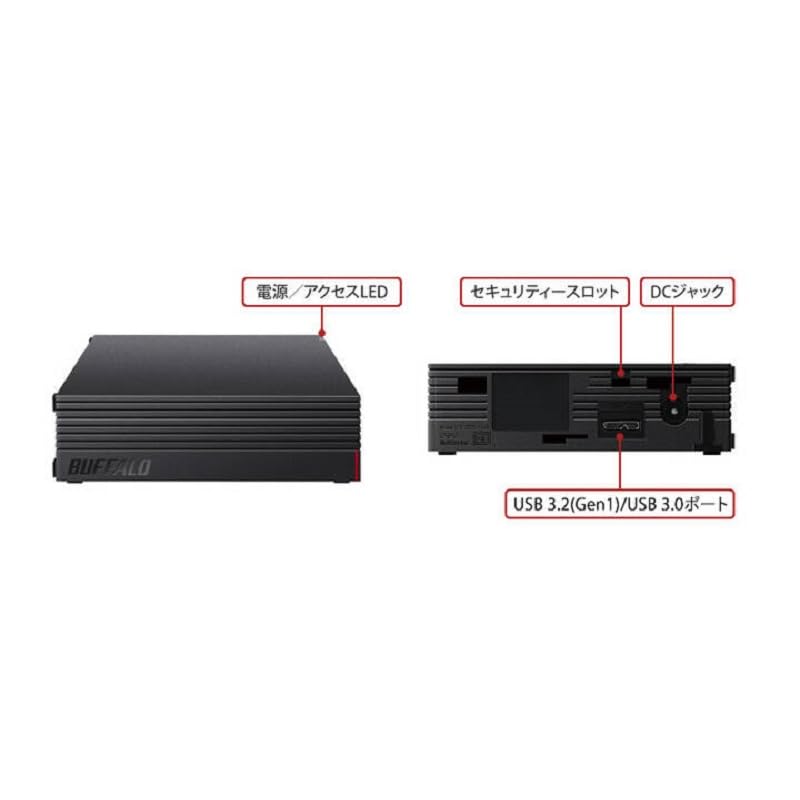 Amazon | バッファロー HD-EDC6U3-BA USB 3.2(Gen1) 対応 高性能CMR