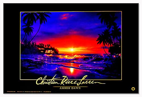 Amazon.co.jp: ポスター クリスチャン ラッセン アンバードーン