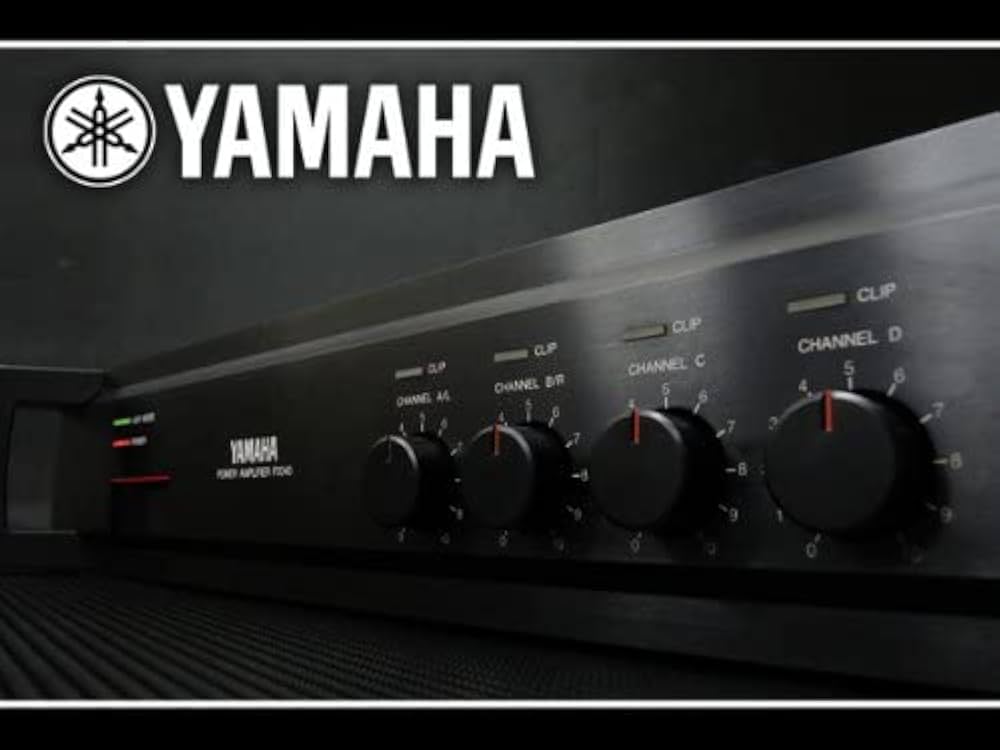 Amazon.co.jp: YAMAHA ヤマハ P2040 2ch/4chパワーアンプ MAX80W: 家電