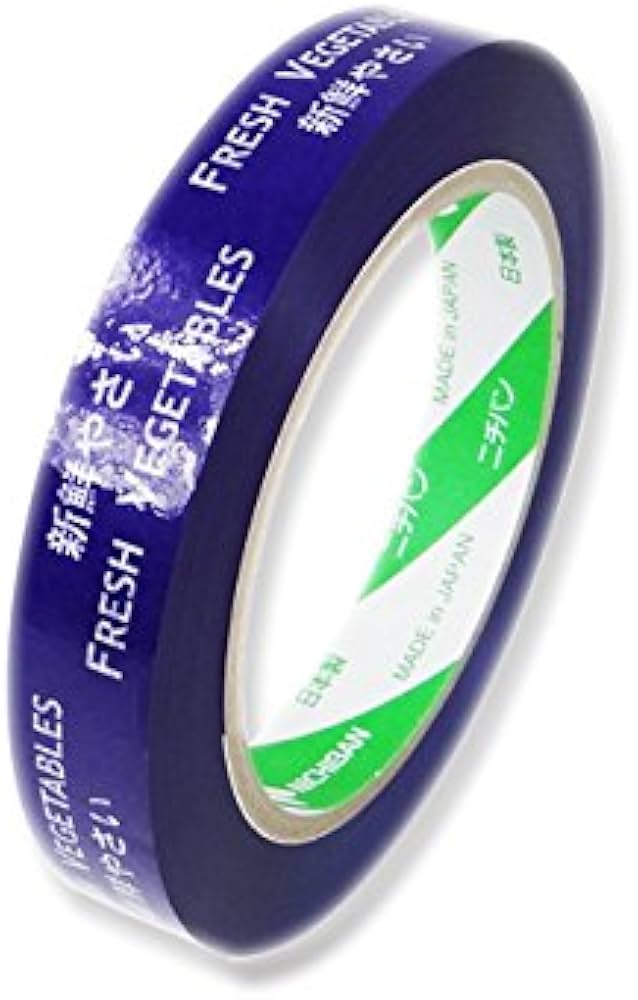 Amazon.co.jp: ニチバン たばねらテープ 新鮮野菜 紫 20mmx100m: 産業