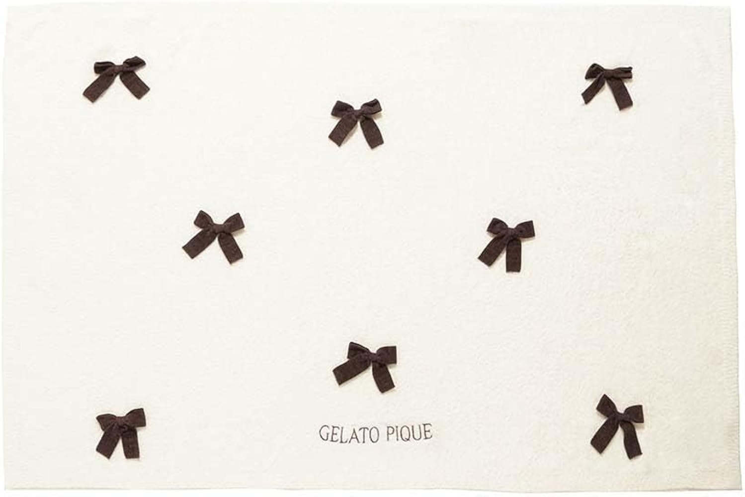 Amazon.co.jp: [ジェラート ピケ] リボンブランケット PWGG244701