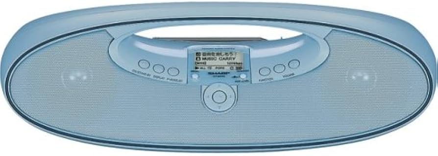 Amazon.co.jp: SHARP MUSIC CARRY メモリーオーディオシステム ブルー