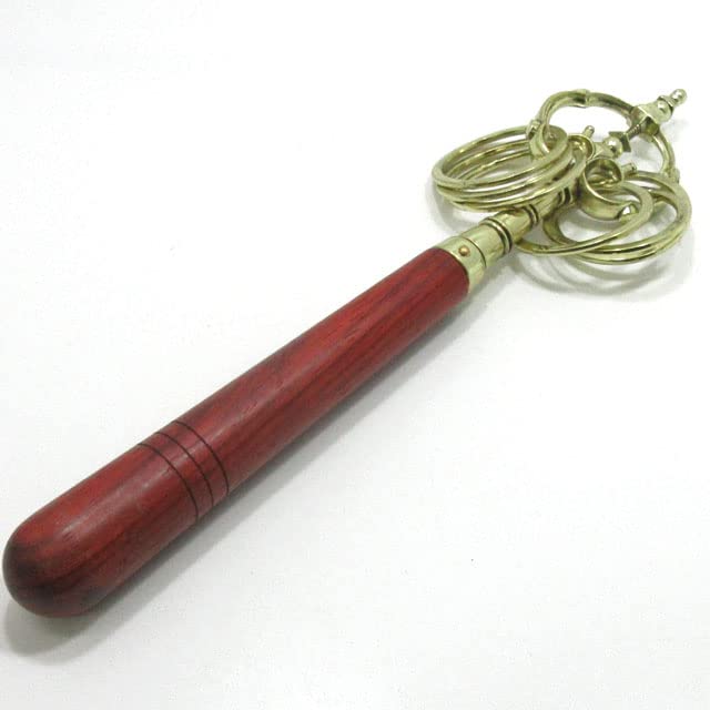 Amazon.co.jp: 錫杖 しゃくじょう 密教法具 禅杖 法杖 長さ約25