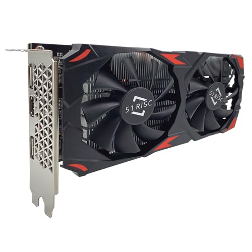 Amazon | 51RISC Radeon RX 580 8GB グラフィックスカード、GDDR5