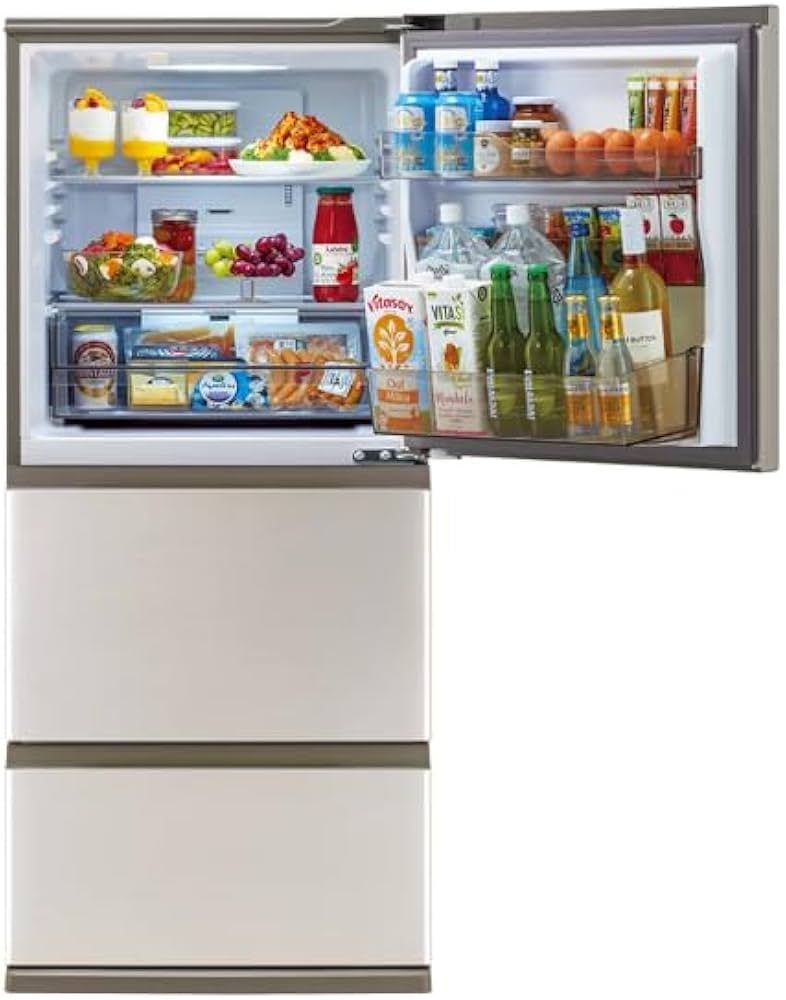 Amazon | アクア 冷蔵庫 262L 右開き 3ドア 幅60cm スタイリッシュ