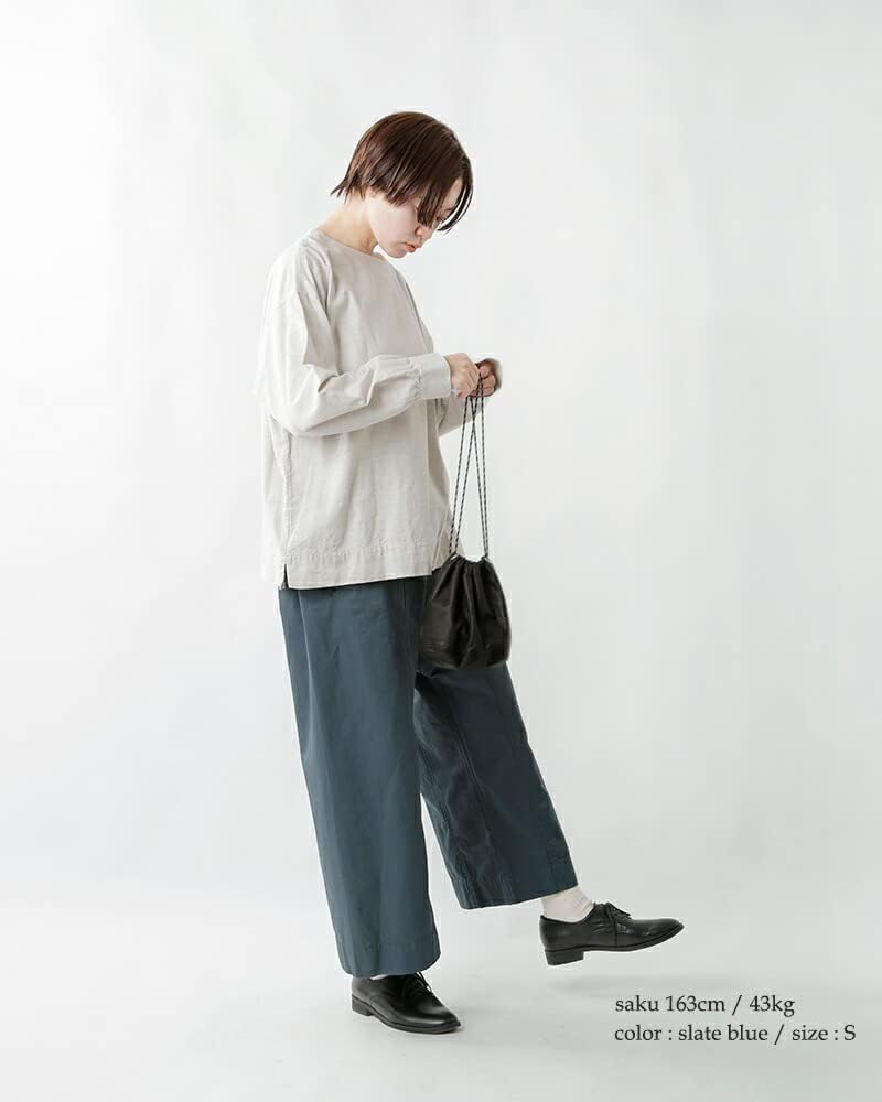 Amazon | [トラバイユマニュアル] コットンコンパクトチノシャムパンツ