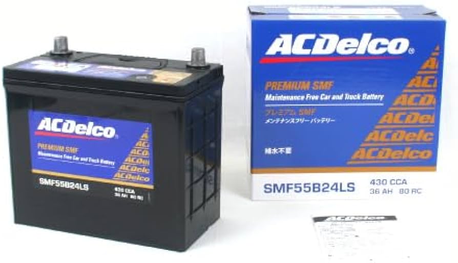 Amazon.co.jp: ACデルコ SMF55B24LS バッテリー : 車＆バイク