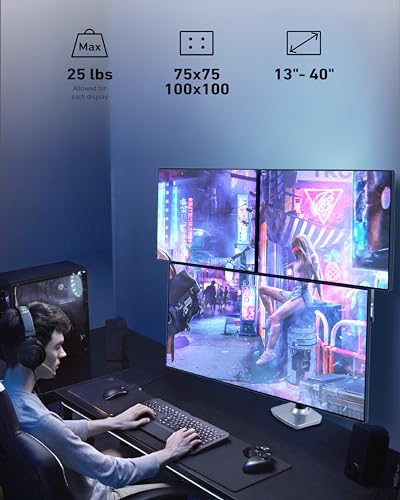 ergounion - PCモニターアーム トリプル 液晶ディスプレイアーム