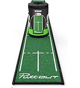 Amazon | (Green) - PuttOut Pro Golf Putting Mat - Perfect Your
