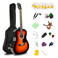 Amazon | BESYOU アコースティックギター 初心者入門用セット 大人