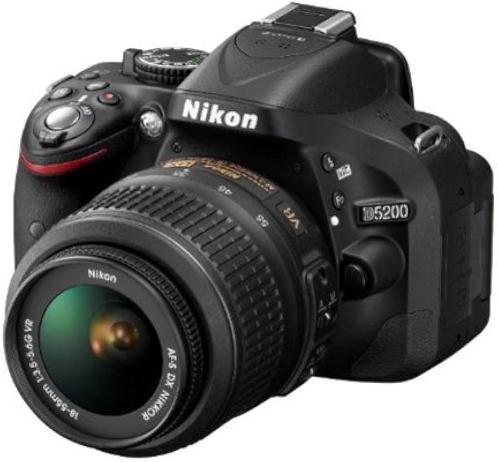 Buy Nikon D5200 24.1MP Digital SLR Camera (Black) with AF-S 18
