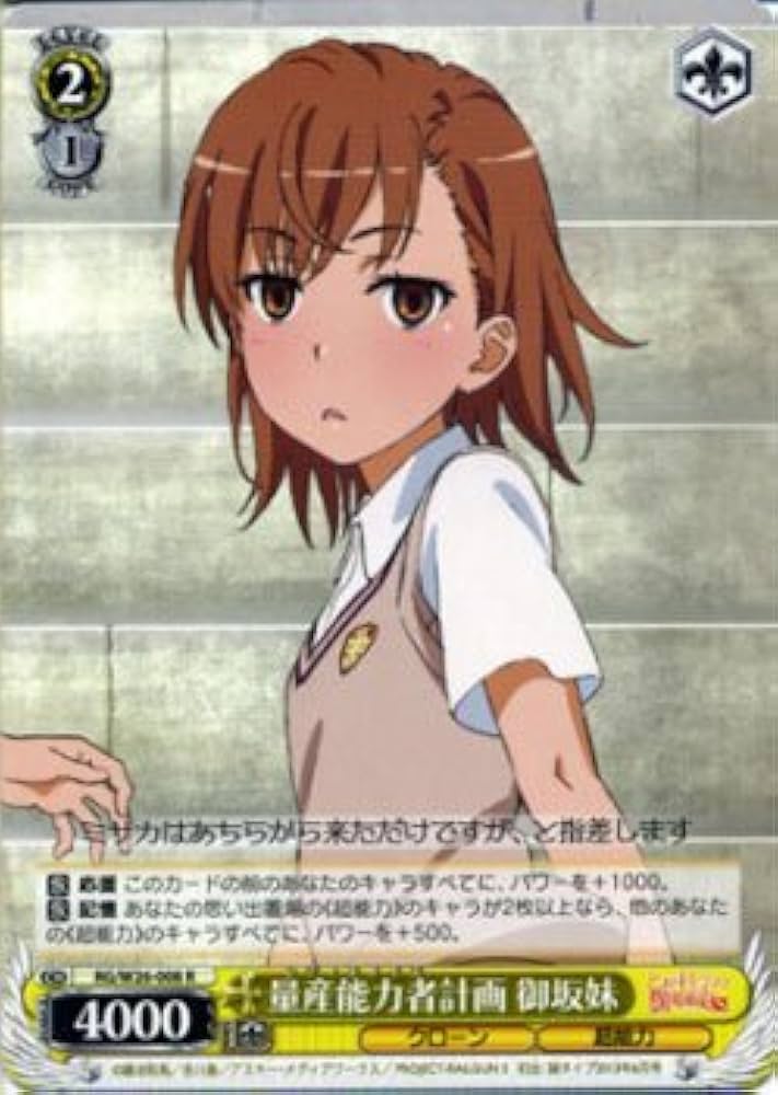 量産能力者計画 御坂妹 SP PSA10 Amazon.co.jp: ヴァイスシュヴァルツ