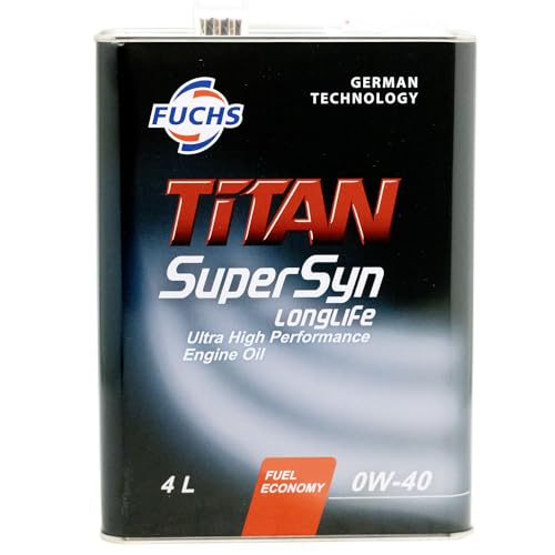 FUCHS TITAN SUPERSYN LONG LIFE 0W-40 4L (車用エンジンオイル) 価格