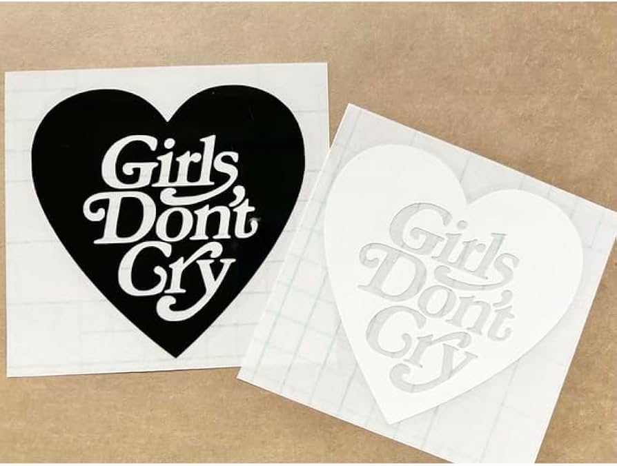 Amazon.co.jp: ガールズドントクライ Girls Dont Cry ステッカー ⑥2点