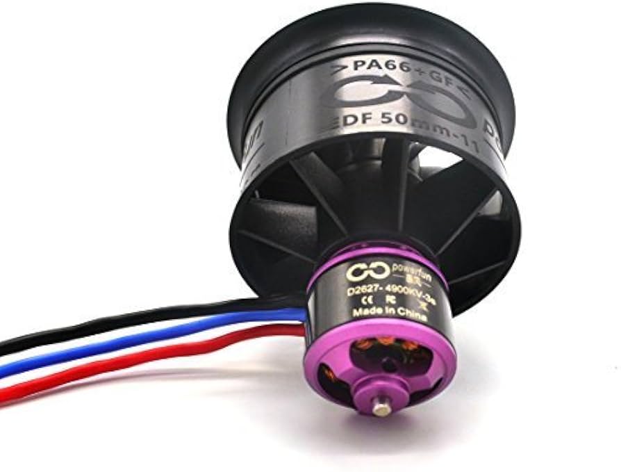 Amazon | PowerFun 電子ダクテッドファン 50mm 11ブレードダクトファン