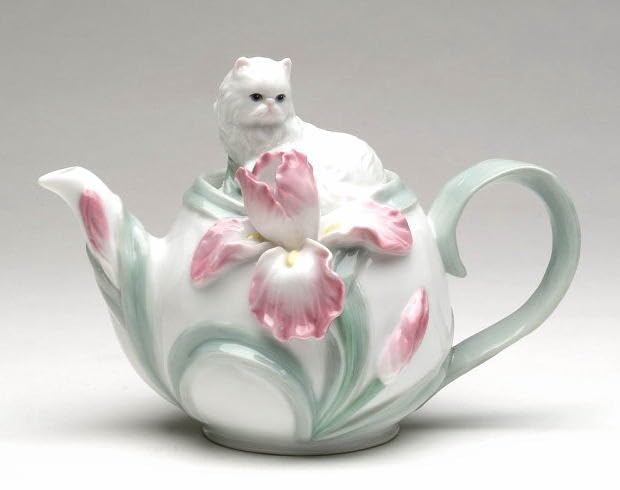 Amazon | ペルシャンキャット 猫 ティーポット | Glorious Angel