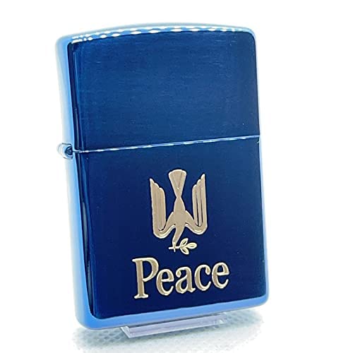 Amazon | zippo（ジッポー）Peace ブルーチタン 懸賞商品 1995年製造