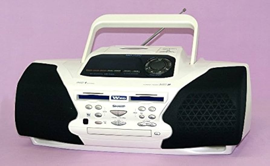 Amazon.co.jp: SHARP シャープ MD-F200-W ホワイト MD Studio MD/CD