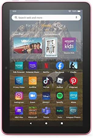 2022 Rose Fire HD 8 Tablet, 8” HD Display & 64 GB | Amazon