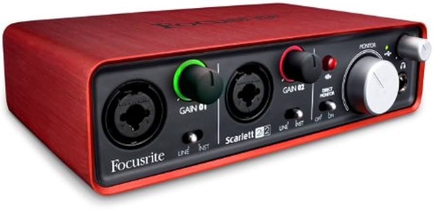 Amazon.com: Focusrite Scarlett 2i2 (1st Gen) USB Recording Audio